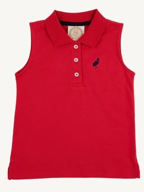 THE BEAUFORT BONNET COMPANY SLEEVELESS ANNA PRICE POLO Richmond Red Girl 5